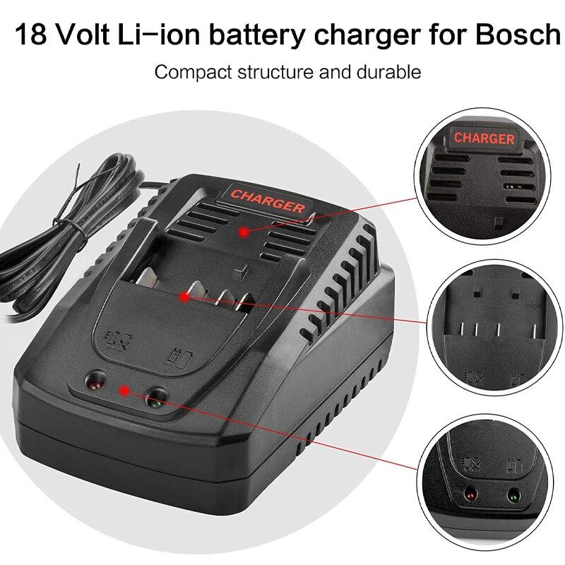 Newest for BAT609 BAT609G BAT618 BAT618G Charger AL1860CV AL1814CV for Bosch Battery Charger 3A 18V 14.4V Li-ion Battery Charger