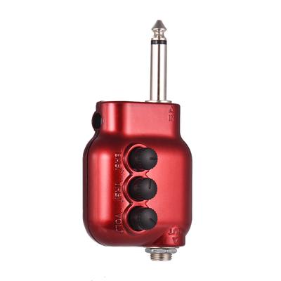 Akustik Gitar için Bas Tiz EQ Ses Kontrolü ile Mini Preamplifikatör Preamp 6.35mm Fiş