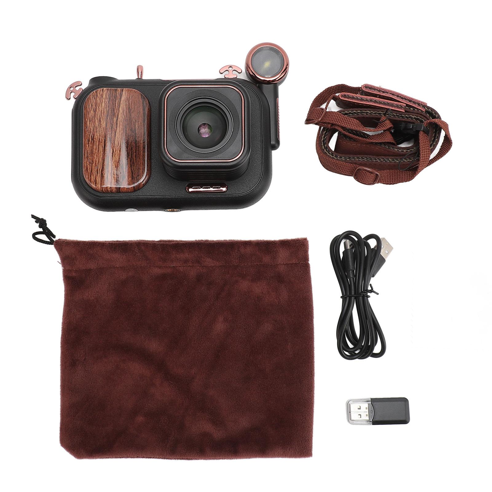 

Digital Camera Wifi Retro Night Vision 5K 96MP 4 Beauty Filters 2500mAh with 3.5inch Screen 50X