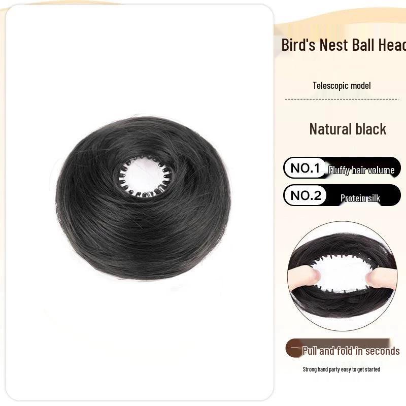 Vogelnesthoed Haarring - Volumizing Haarstyling Tool met Pruikkap