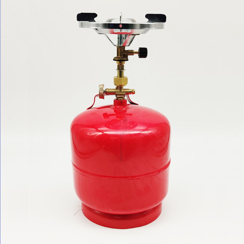 Outdoor Stove Connector Durable Practical Camping Stove Part Camping Gas Stove Converter Aluminum Alloy Tank Adapter