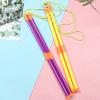 Activité Extérieure pour Enfants Bâton à Bulles Géantes Pliable Jouets Bâton à Bulles Géantes