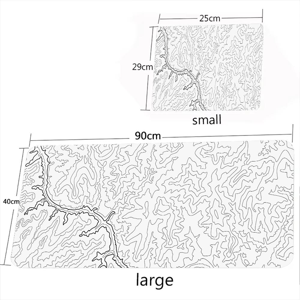 Abstract Line Rubber Office Gaming Computer Desktop Mat Desk Pad Accessories Large Mouse Mat Pc Gamer for Compuradora Writing