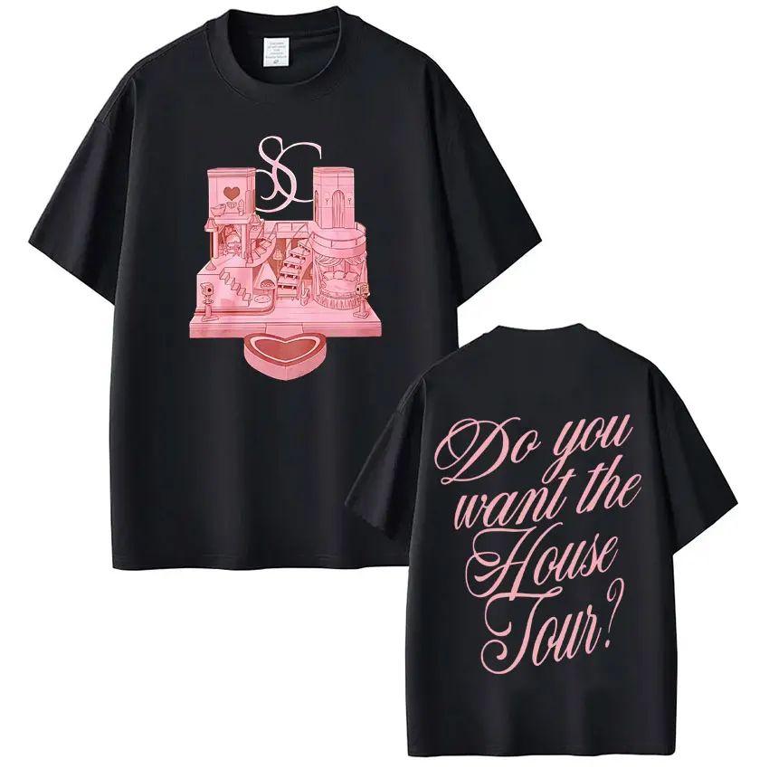

Sabrina Carpenter Do You Want The House Tour Vintage Print Tshirt Men Women Fashion Tshirts Oversized Casual Tshirts Fan Gifts S