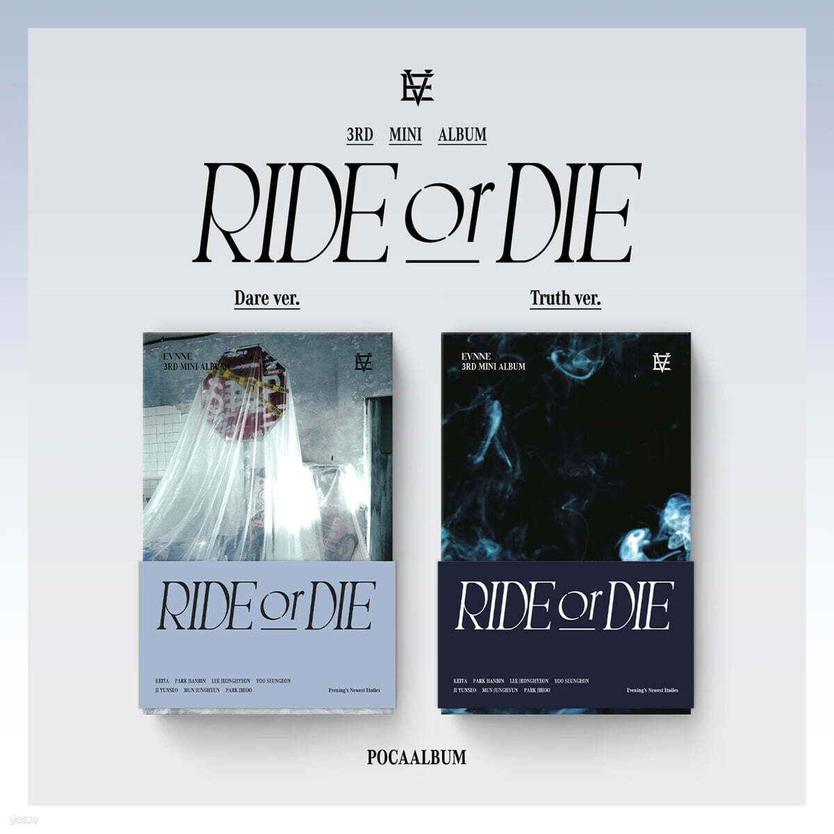

EVNNE (Even) - 3rd Mini Album: RIDE or DIE [POCAALBUM] [2 types SET]
