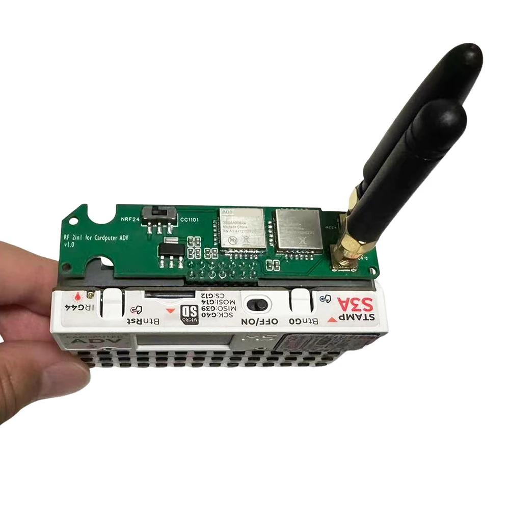 For M5Stack Cardputer RF Module with CC1101 and NRF24 for Bruce Firmware 2-in-1 Sub GHz Signal Transmission and Reception