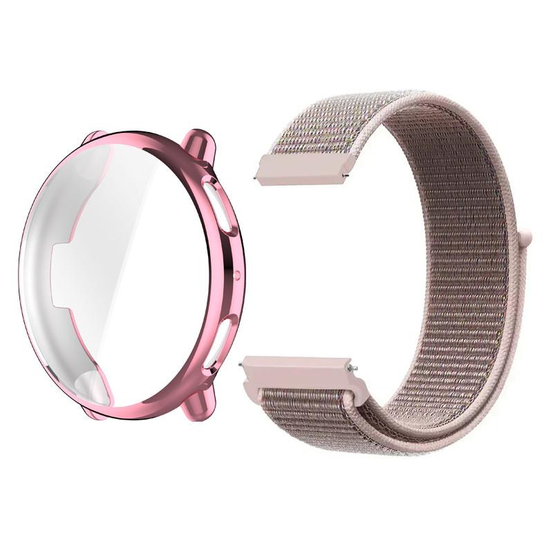 Strap for Amazfit Active 2 TPU Protection Case Smartwatch Nylon Watchband Replacment Band