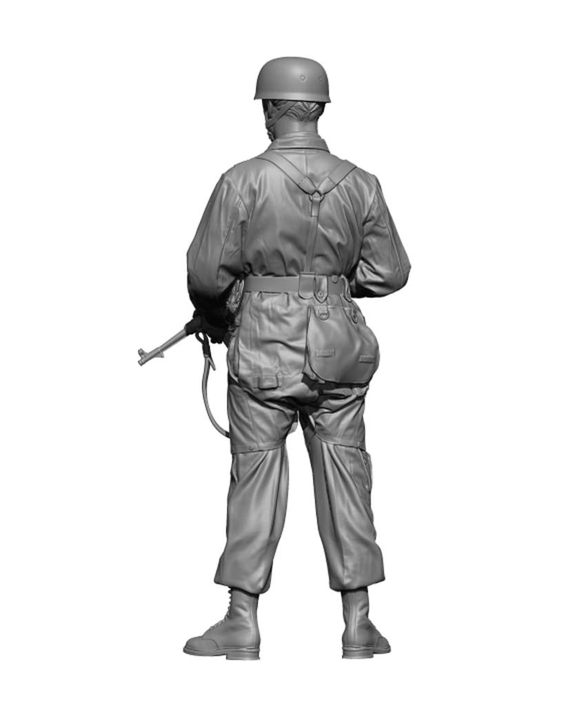 H3 Model WW2 German Combat Preparation Resin Kit HS48086 1/48 Fallschirmjäger #1 (person)