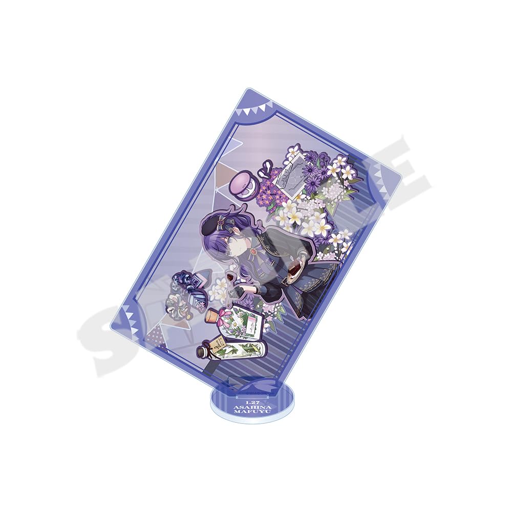 

Project SEKAI Colorful Stage! подвиг. Юбилейная/ко дню рождения иллюстрация Hatsune Miku 2022-2023 Акриловая подставка в форме карточки Асахина Мафую