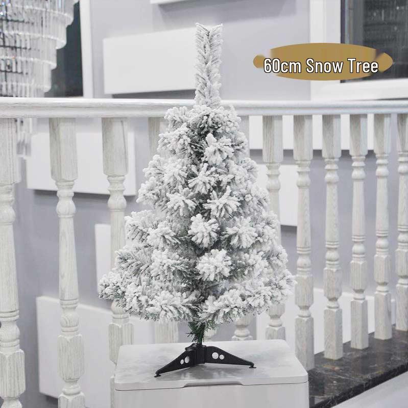 Mini Christmas Tree Snow Scene Desktop Ornament