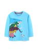 AostaBetty Autumn 2026 Boys' European-Style Knitted Cotton Long Sleeve T-shirt