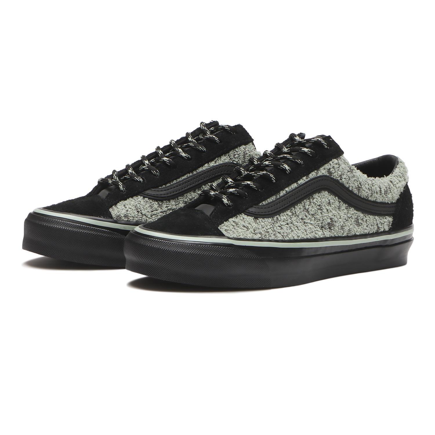 VN000EK7GP3 Vans Premium Old Skool 36 Жаккардовый трикотаж Черный Серый Оливковый (Мужской) 10