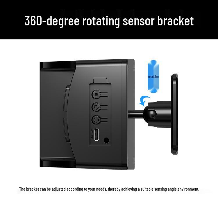 Wireless Solar-Powered Waterproof Driveway Alarm with Infrared Sensor