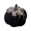 Halloween Pumpkin Decoration Pumpkin Decoration with Spider for Halloween Table Centerpiece Rustic Harvest Pumpkins for Mantel