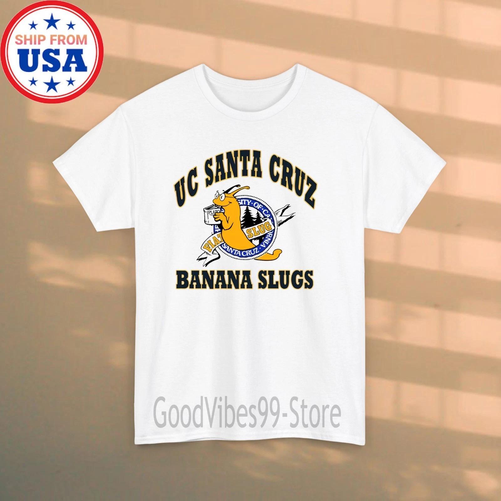 UC Santa Cruz Banana Slugs Фильм Мужская Белая Размер S-5XL 4XL