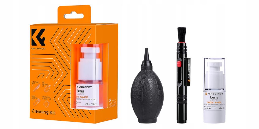 K&F Concept 4-in-1 Photo Lens Cleaning Kit