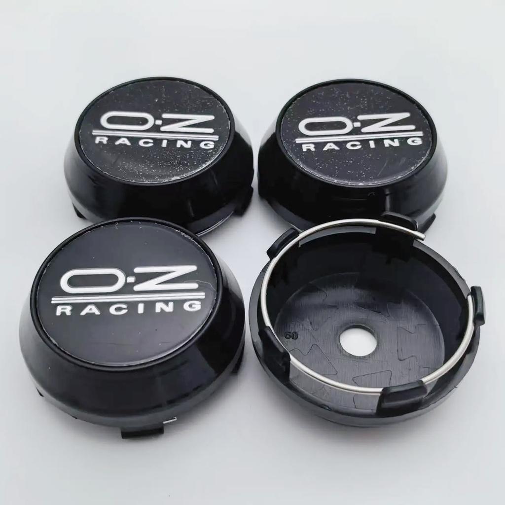 4pcs 60MM ( 56MM I.D) O.Z OZ Racing Emblem Logo Car Wheel Center Caps High Cap Accessories Wheels Hub Rim Hubcaps Cover Replace