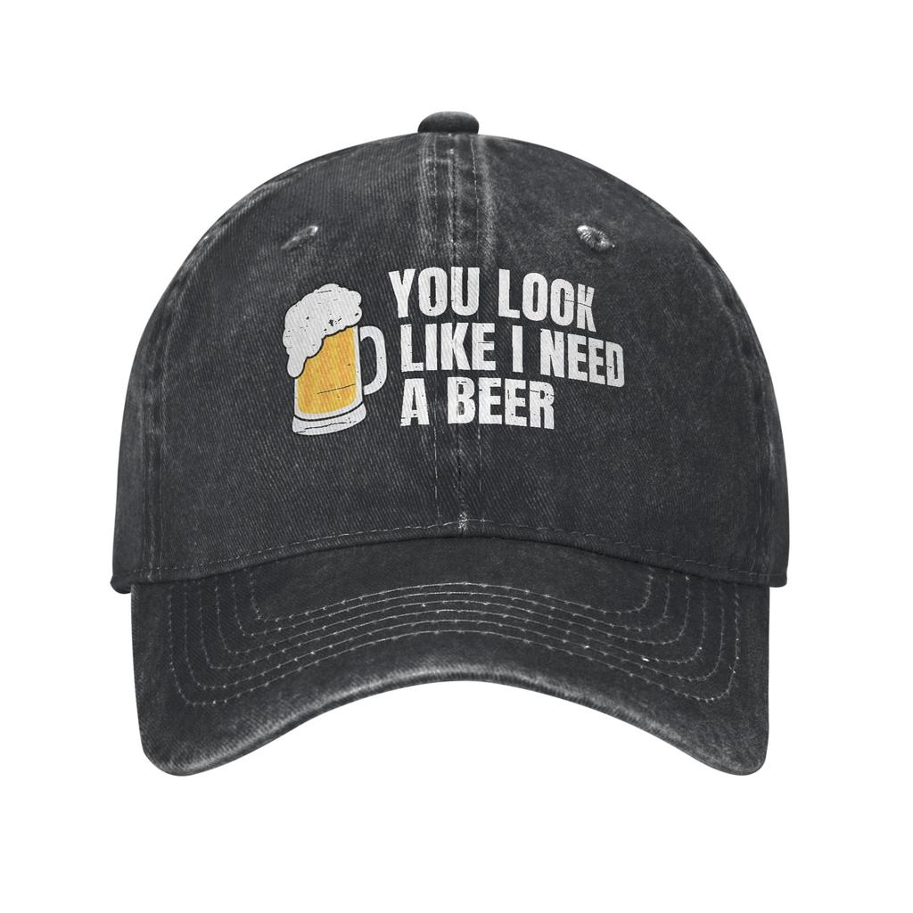 Its Beer Oclock Funny Skeleton Baseball Caps Vintage Distressed Washed Headwear Unisex Outdoor All Seasons Travel Caps Hat