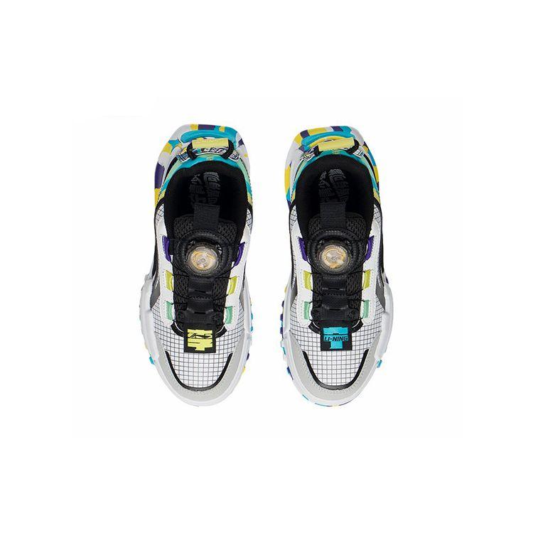 Li Ning Journey 2.0 Low Sports Casual Shoes Kids Sneakers White Black Camouflage YKCS108-13