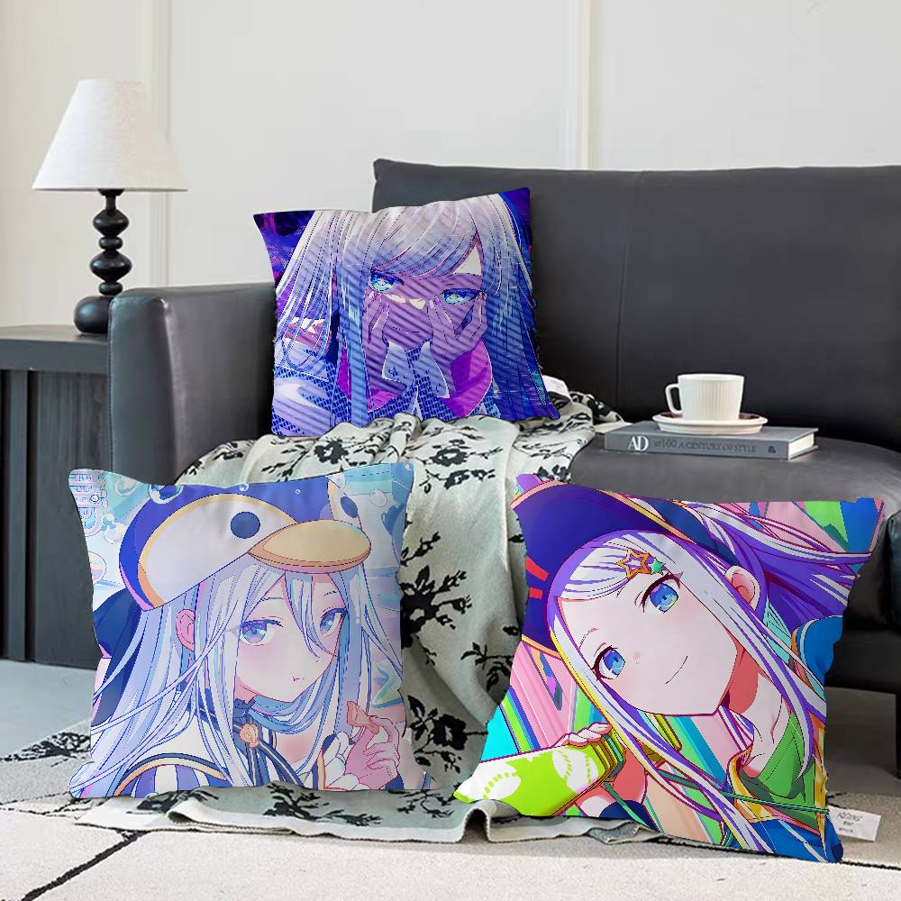 Project SEKAI Yoisaki Kanade Pillow Case Removable Washable Cushion Cover – All-Season Soft Linen