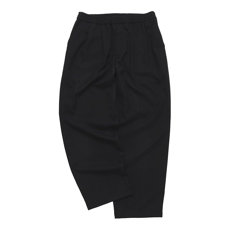 

[Ships Colors] Machine washable TR tapered wide trousers Can be set up men s 213130127 black M