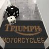 T-Triumph Motocykl Logo Wycieraczka Pokój Dziecięcy Dekoracja Sypialni Balkon Antypoślizgowa Wycieraczka Wycieraczka do Salonu Dywanik