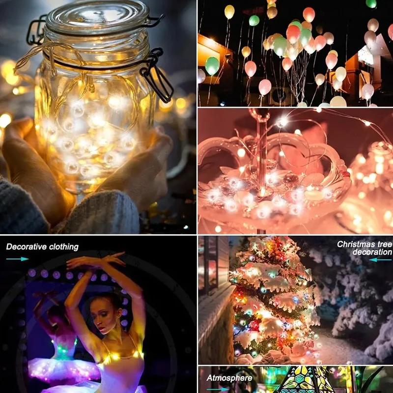 10/30Pcs Led Balloon Light Tiny Mini Round Ball Lamp For Bar Lantern Christmas Wedding Party Decorations Luminous Toy