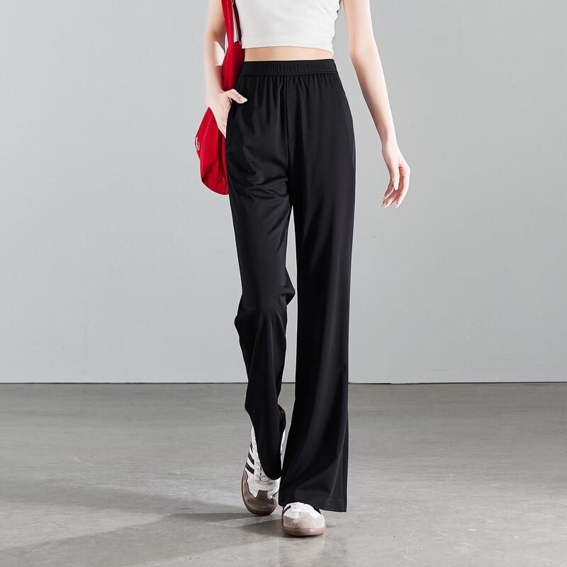 SOFSIL Women s Retro Drapey Loose Flare Pants 27/M