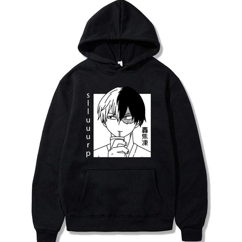 Japanese Animation My Hero Academia Hoodies Men Women Hooded Sweatshirts Pullovers Autumn Boys Girls Streetwear Hoodie