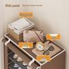 Yurt Girişi ve İç Mekan Depolama için Modern Minimalist Toz Geçirmez Çok Katlı Ayakkabılık