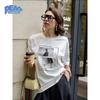 Commute Portrait Printed Menand Women T-shirts Made of 100% Pure Cotton for Summer Fashion Casual and Comfy Short Sleeved Tops