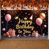 Celebration Background Joyful Design Joyful Banner Cheerful Display Star Patterns Birthday Party Display For Home Party Friends