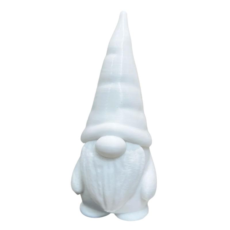 Holiday Tabletop Dwarf Decoration Colorful Artistic Design Santa Elf Figurine Safe Entryway Display Piece