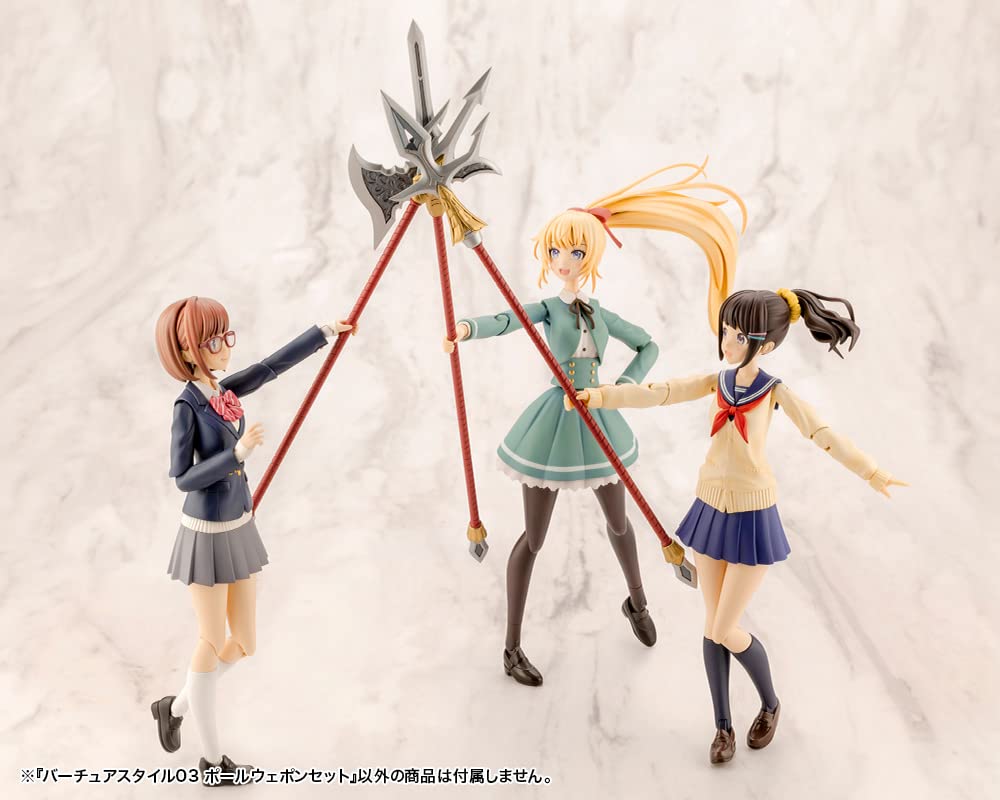 Kotobukiya Modellierungsunterstützungsgüter Virtua Style 03 Stangenwaffenset, maßstabsgetreues Plastikmodell MSG