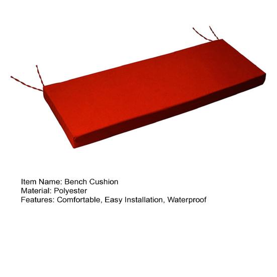 Outdoor Bench Cushion Waterproof Patio Furniture Cushion Non-Slip Bench Pad Cushion with Removable Cover for Porch Settee Garden Swing