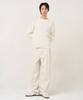 PLAC Cable Crop Knit Ivory