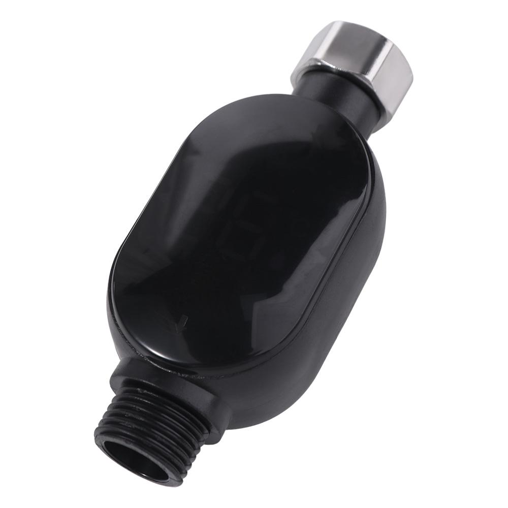 Přesné měření LED displej Teploměr Nerezový sprchový teploměr Instalace na baterii