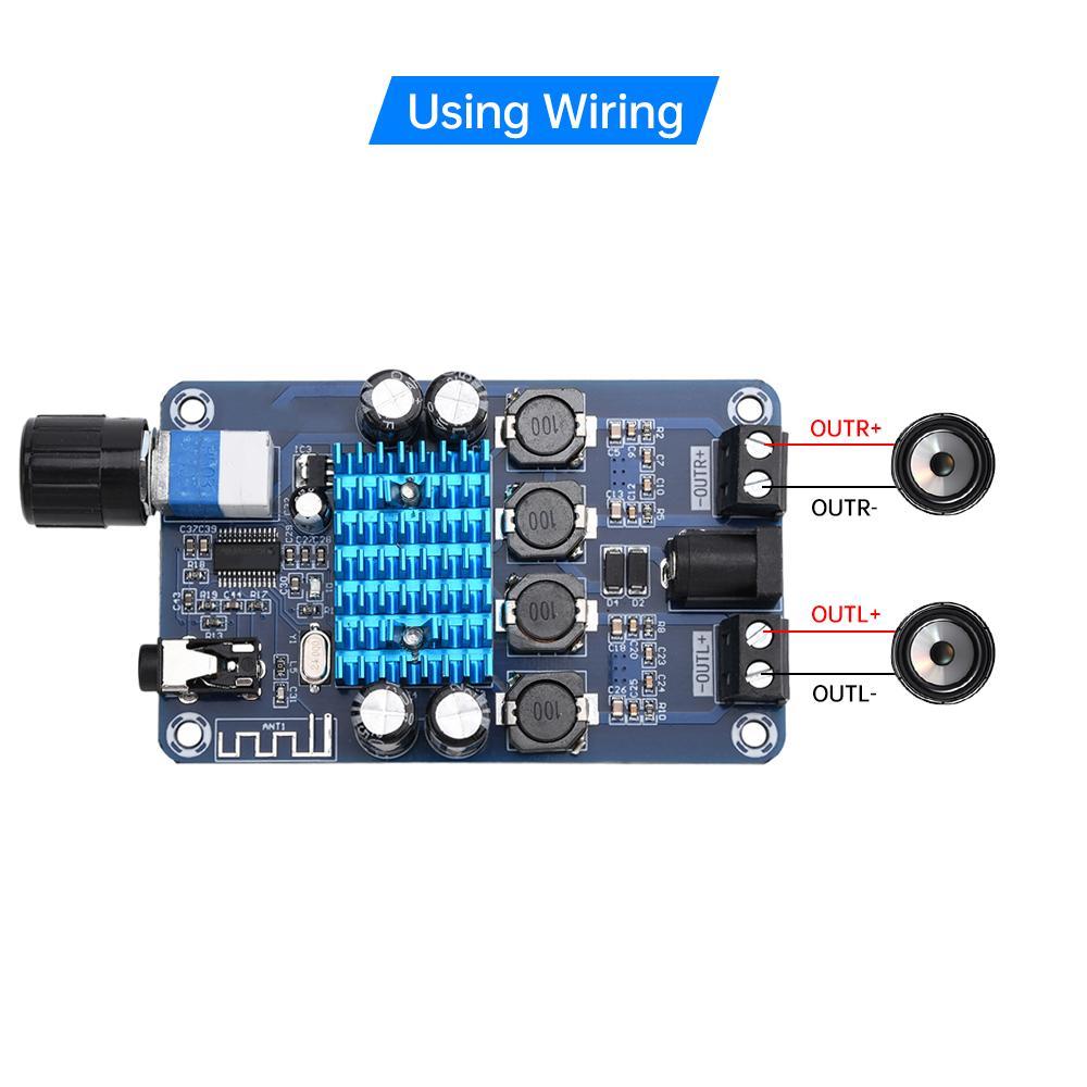 DC11-11V XH-A118 Bluetooth Digital Amplifier Board Output 11W * 1 High Power Amplifier TPA1116D1 Power Audio Amplifier Module
