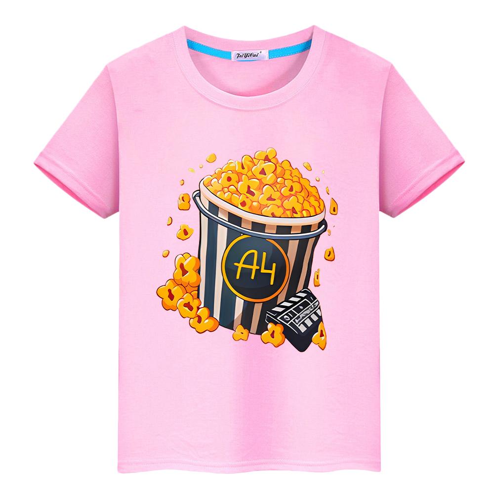 Merch A4 Lamm druck t shirt für kinder jungen 10 jahr Tops 100% Baumwolle Tees Vlad A4 anime Kurze stolz t-shirt y2k ein stück mädchen kleidung