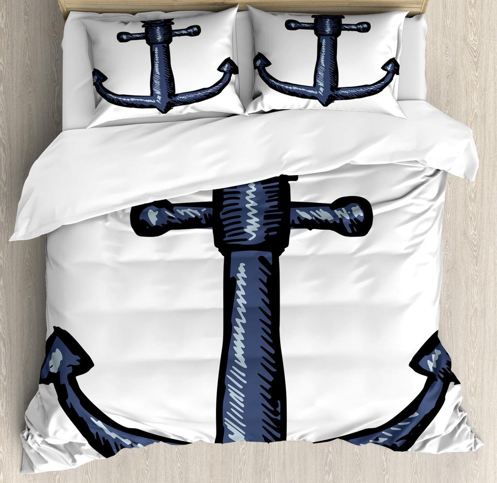 Comforter Anchor Pattern Home Soft Bedding For Adults And Children Suitable Anchor Loversbeautiful Warm And Comfortable