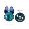 M6DM 2.4GHz USB Wireless Bluetooth Mouse with Cute Bunny Ears, Quiet, Compact Design for iPhoneiPad, iOS 13 and above, Mac OS, Windows 8 and above,