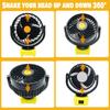 Electric Fan USB Mobile Phone Charger Portable Power Bank Fast Charge for DeWalt 20V 60V Li-ion Battery DCB183 DCB203 DCB206