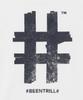 BEENTRILL Women'S Stamp Hashtag Short Sleeve T-Shirt (Off-White)