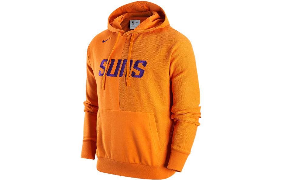Nike Sweatshirts Men s Orange Hooded Moderate Regular DZ0955-843 M