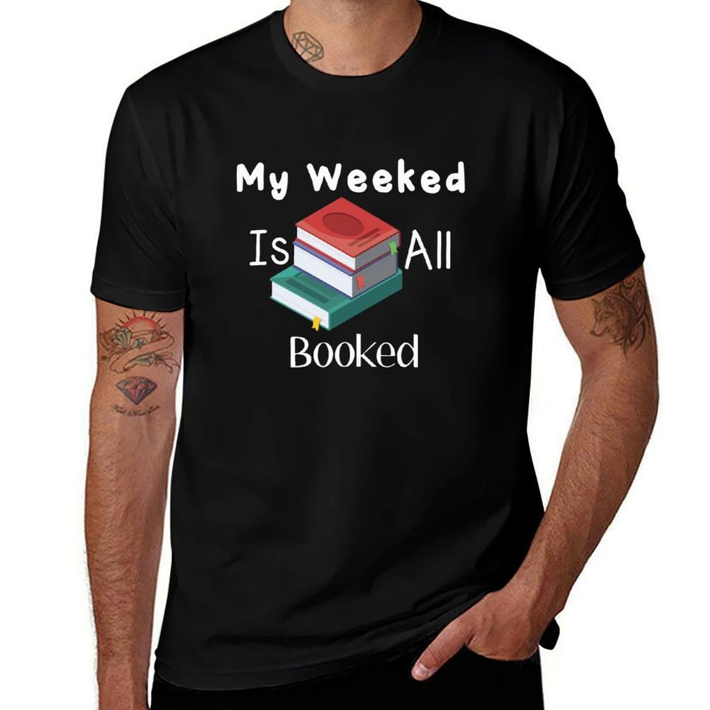 My Weeked Is All Booked Tshirt, Book Shirt Women, Reading Shirts, Book Lover Gift For Readers, Bookworm, Books, Bookish, T-shirt