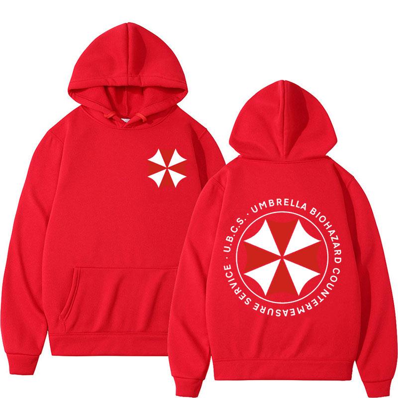 Umbrella Corporation Logo Grafik Kapuzenpullover Hit Resident Evil Pullover Sweatshirt Herrenbekleidung Mode Vintage Cooler Hoodie Unisex