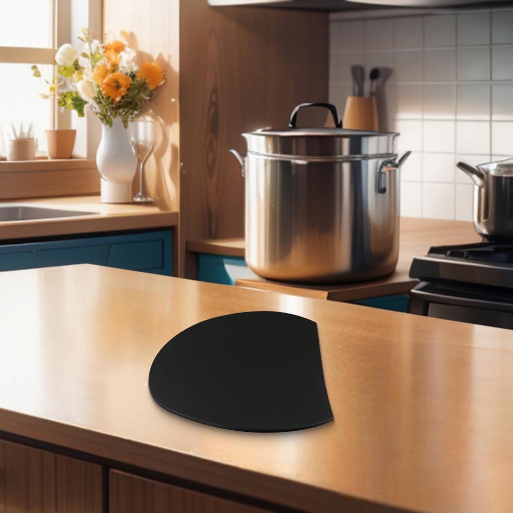 Tagliere Rotondo Doppio Lato Antiscivolo Robusto Lavabile in Lavastoviglie Per Utensili da Cucina Accessorio Disponibile all'Ingrosso