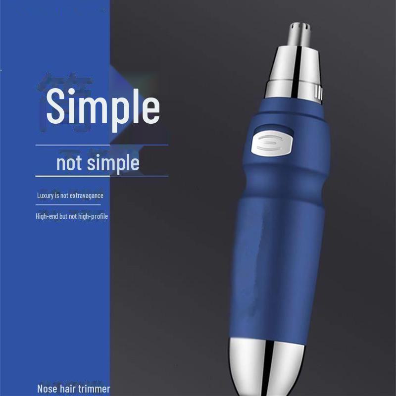 Электрический триммер для носа и бритва синий
