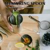 Stainless Steel Coffee Measuring Spoon Wood Handle 8ml Silver Finish Accurate Baking Powdered Milk Scoop Measure Cups