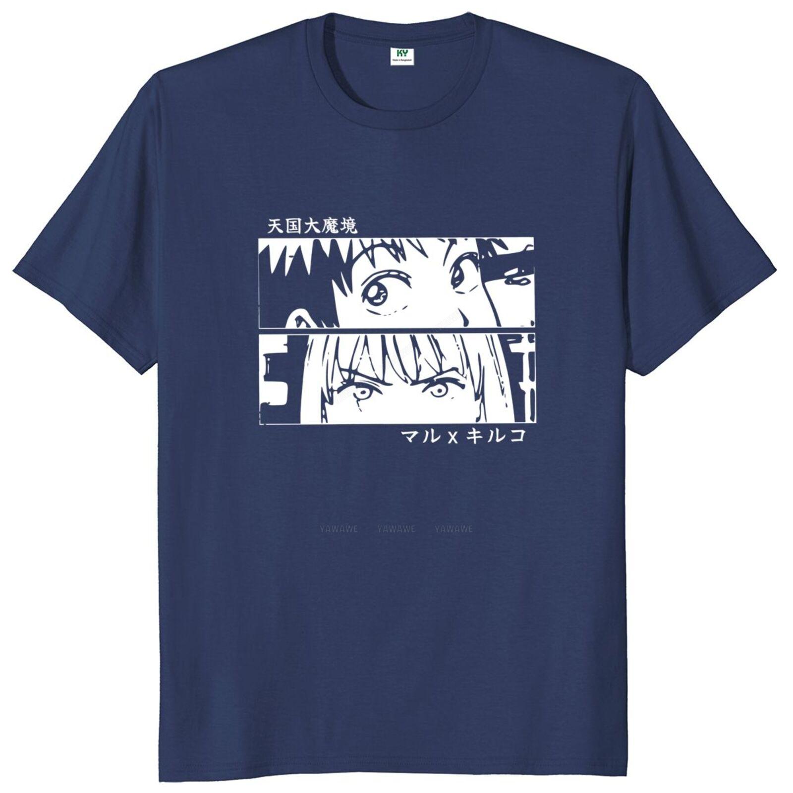 Mens teeshirt Heavenly Delusion T Shirt Daimakyou Anime Manga Fans Y2k Short Sleeve Cotton Oneck Unisex Tshirts S